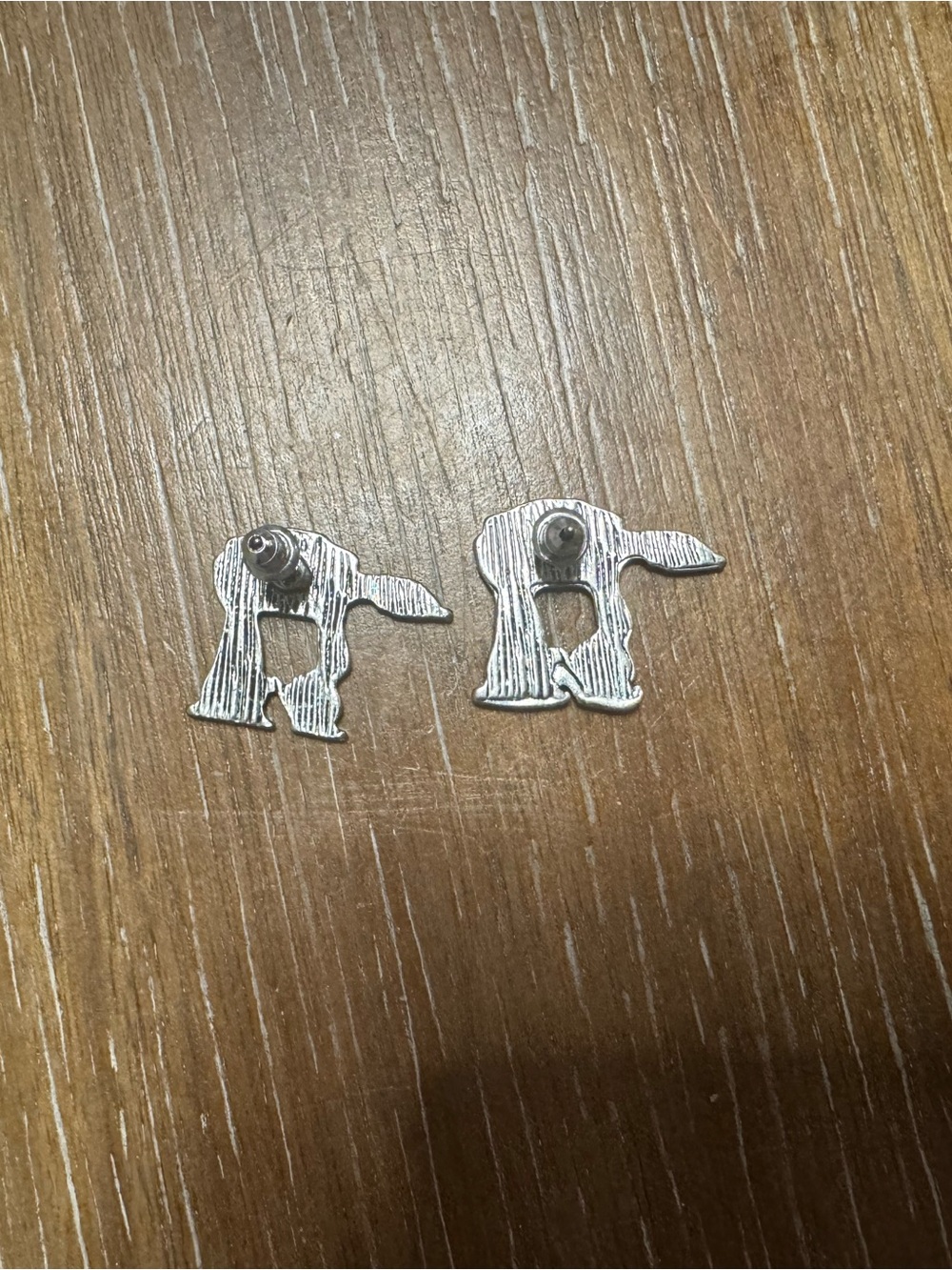 Silver AT-AT Walker Stud Earings - Picture 3 of 3
